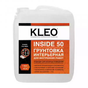 Грунтовка интерьерная KLEO INSIDE 50, 5 л